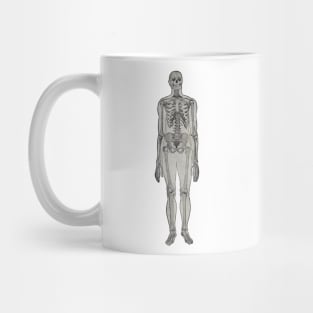 Spooky Skeleton Man - Vintage 1934 Illustration Mug